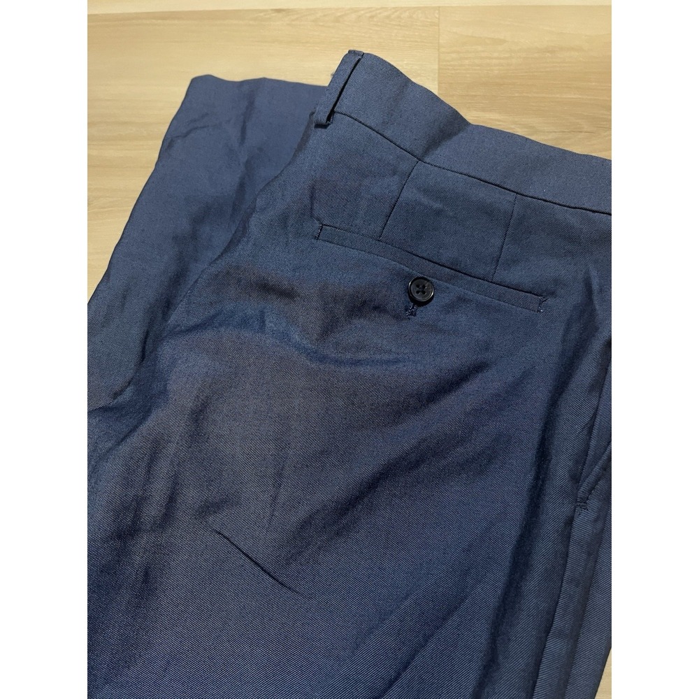 Savile Row Company Mens Dress Pants Blue BRIXTON Size‎ 36x31 NWOT Work